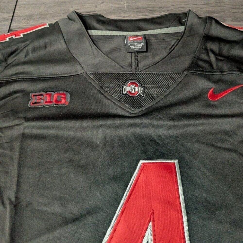 Jeremiah Smith #4 Ohio State Buckeyes BLACKOUT Stitched Men's Jersey XXL 2XL - Picture 4 of 4